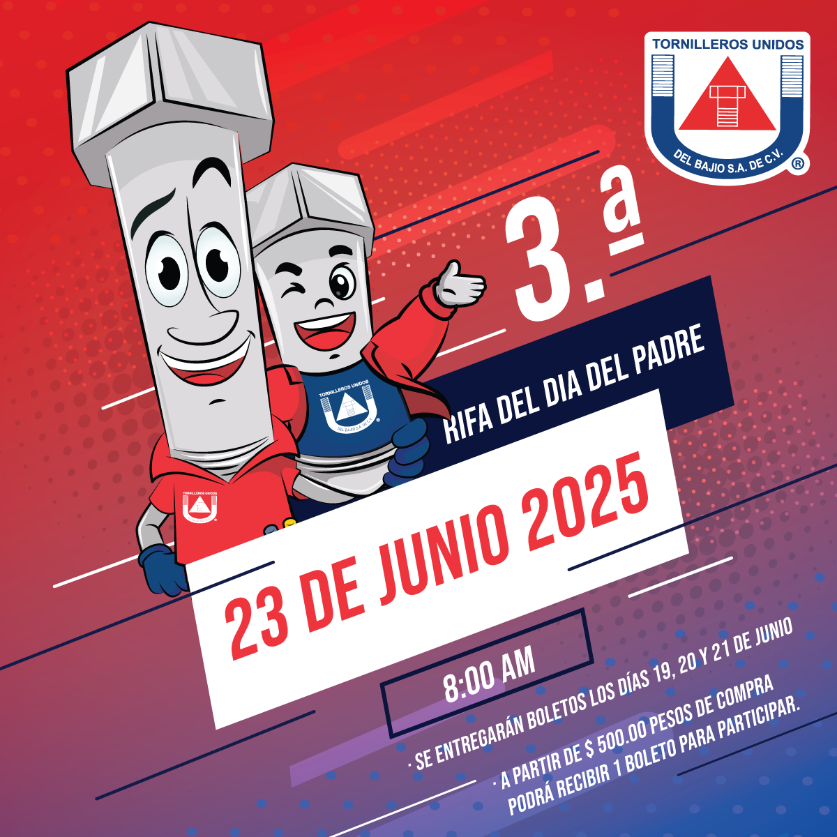 TORNILLEROS UNIDOS DEL BAJIO DIA DEL PADRE 2025